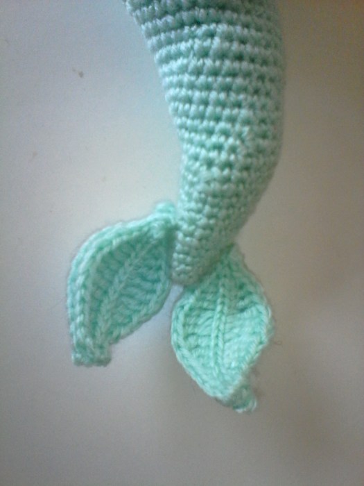 Queue de sirène en crochet