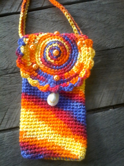 Pochette en crochet