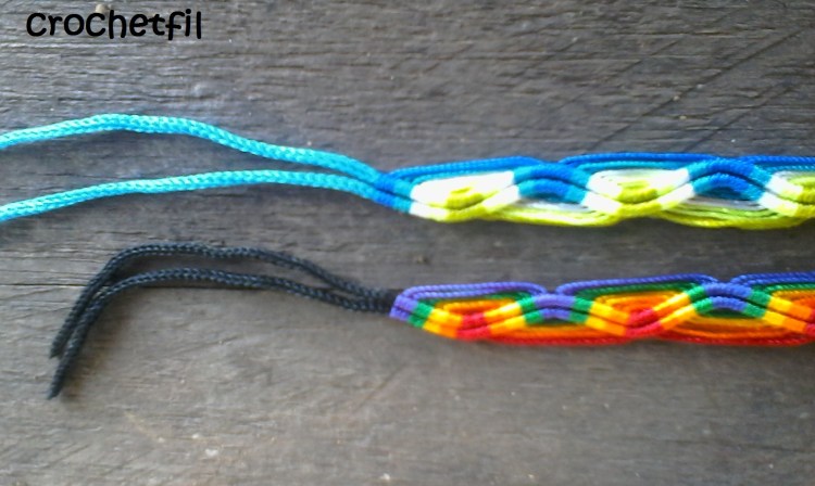 crochetfil bracelet fait main
