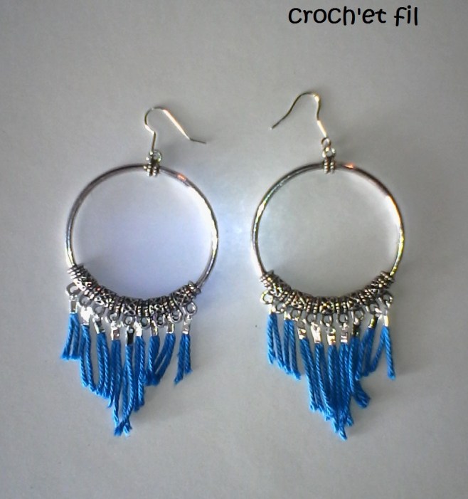 boucle d'oreille franges
