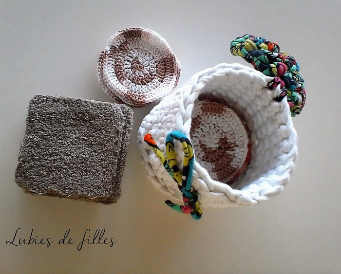 DIY disques et carrés démaquillants en coton lubies de filles 7