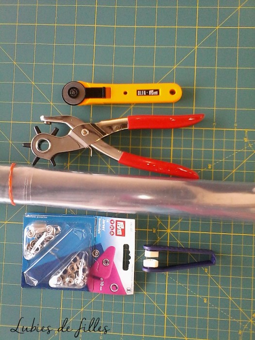 DIY pochette transparent lubies de filles 0