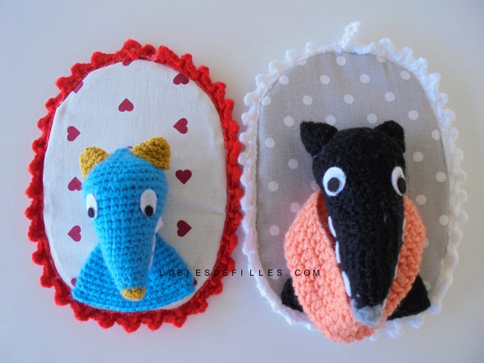 Portrait loup en crochet lubies de filles2
