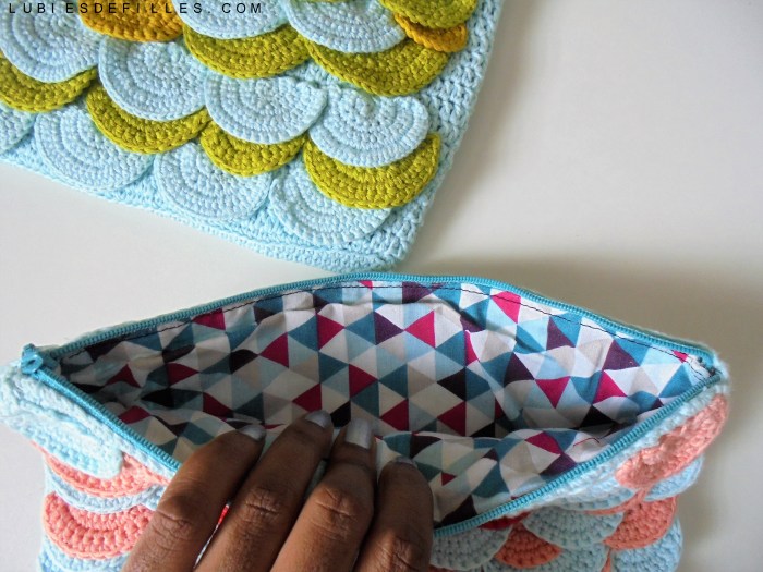 Pochette écailles de poisson phildar lubiesdefilles.com 0